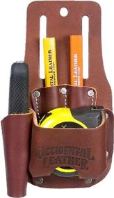 img 1 attached to 🛠️ Premium Occidental Leather 5047 Tape & Knife Holder - Durable and Versatile
