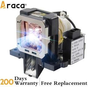 img 3 attached to 🔦 Araca PK-L2312U/PK-L2312UG Projector Lamp with Housing - Compatible with DLA-X35, DLA-RS66, DLA-X700R, DLA-X500R, DLA-RS46, DLA-X95R Replacement Projector Lamp