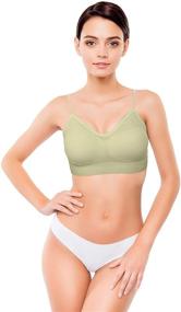 img 3 attached to Pieces Padded Seamless Bralette Sleeping Women's Clothing in Lingerie, Sleep & Lounge