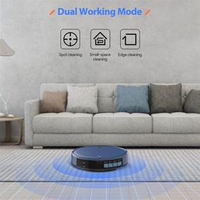 img 1 attached to WiFi/App/Alexa Robot Vacuum and Mop, 2-in-1 Robotic Vacuum Cleaner Combo with 230ML Water Tank, Self-Charging, Super-Thin, Ideal for Hard Floors, Pet Hair, Carpets