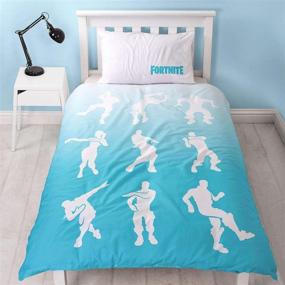 img 1 attached to Fortnite Official Single Duvet Cover Shuffle Design: Battle Royale Reversible Bedding Set with Pillow Case