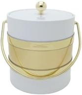 🤩 stylish white and gold 3-quart two tone mr. ice bucket логотип