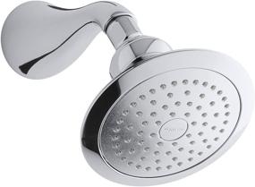 img 1 attached to 🚿 KOHLER K-16166-CP Revival Single-Function Showerhead, Polished Chrome" - optimized product name: "KOHLER Revival Single-Function Showerhead, Polished Chrome (Model K-16166-CP)