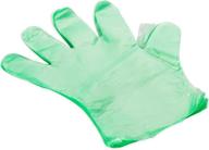 🧤 camco durable all purpose rv and camper disposable sanitation gloves - wet/dry grip, green latex gloves - 100 pack (40285) logo