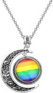 bekech rainbow necklace crescent pendant logo