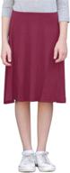 kosher casual modest length skater girls' clothing in skirts & skorts logo