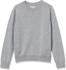 img 3 attached to Amazon Essentials Boys' Uniform Cotton 👕 Crew-Neck Sweaters: Premium Quality & Classic Style