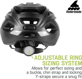 img 1 attached to Rollerblade Skate Helmet: Sleek and Stylish Unisex Safety Gear in Black