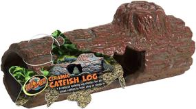 img 1 attached to 🐟 Catfish Log by Zoo Med - 6.45-Inch Ceramic Sinking Option