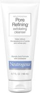 🧼 neutrogena pore refining exfoliating facial cleanser - glycolic acid formula, daily face wash with alpha & beta hydroxy acid to minimize pores, non-comedogenic & soap-free, 6.7 fl. oz (pack of 3) logo