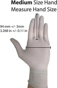 img 1 attached to 🧤 Перчатки Infi-Touch Lite Duty из нитрила: 250 штук или 1000 штук - пищевая безопасность, легкие и прочные одноразовые перчатки