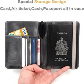 img 2 attached to 🛂 Passport Holder Travel Accessories by Kandouren