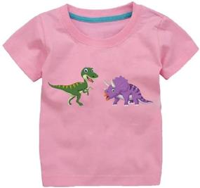 img 1 attached to Fun and Stylish Kids Iron on Patches: Dinosaur and Cute Animal Heat Transfer Decals – Perfect for Jackets, Jeans, T-Shirts, and Backpacks