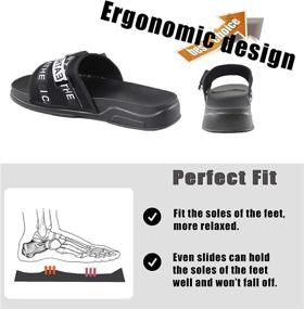 img 1 attached to 👞 Men's Comfortable Platform Fashion Sandals - Slides Shoes