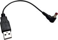 5v usb блок питания для tss radio sirius xm с 5-дюймовым кабелем и красным штекером, совместимый с док-станциями power connect. логотип