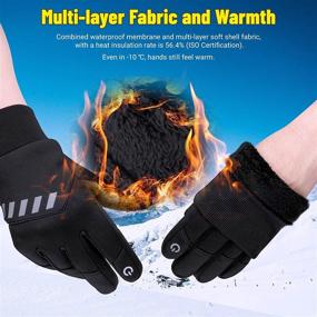img 2 attached to ✋ LERWAY Touchscreen Anti Slip Resistant Windproof Gloves: Stay Warm and Connected with Enhanced Grip