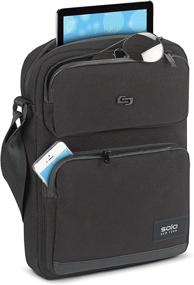 img 1 attached to 🎒 Solo NY Ludlow Universal Tablet Sling Bag, in Black - One Size