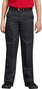 img 3 attached to Dickies Flexwaist Front Straight Charcoal Boys' Clothing ~ Pants