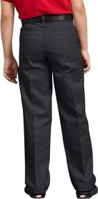 img 1 attached to Dickies Flexwaist Front Straight Charcoal Boys' Clothing ~ Pants