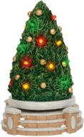 🎄 7.25 inch, multicolor department 56 village cross product accessories - festive tree rotating lit figurine logo