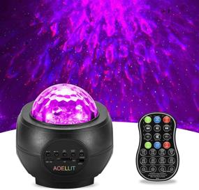 img 4 attached to 🌟 Star Projector Galaxy Light Projector Skylight for Bedroom Ceiling, LED Starlights Music Sky Light Starry Night Light Planetarium Nebula Cove Projector for Kids and Adults - Black: Create a Dreamy Cosmic Atmosphere
