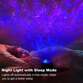img 1 attached to 🌟 Star Projector Galaxy Light Projector Skylight for Bedroom Ceiling, LED Starlights Music Sky Light Starry Night Light Planetarium Nebula Cove Projector for Kids and Adults - Black: Create a Dreamy Cosmic Atmosphere