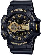 🕶️ часы casio g-shock ga-400gb серии garish - черный/золотой / один размер: изысканное сочетание стиля и надежности логотип