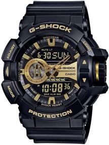 img 1 attached to 🕶️ Часы Casio G-Shock GA-400GB серии Garish - черный/золотой / один размер: изысканное сочетание стиля и надежности