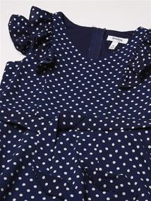 img 1 attached to 👗 Elegant Polka Dot Crepe Dress for Speechless Girls: A Perfect Choice for Every Occasion