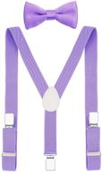 👔 pzle suspenders: adjustable elastic inches boys' accessories for style and comfort logo