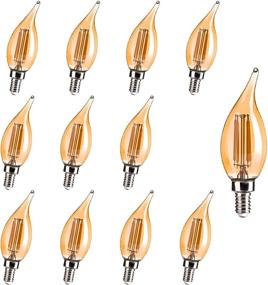 img 4 attached to 💡 Dimmable Chandelier LED Bulb - Candelabra Base, Equivalent to Traditional AlampEver Bulb