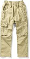 mesinsefra cotton multi pockets pull cargo boys' clothing ~ pants logo