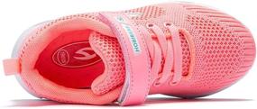 img 1 attached to Get Moving with VICROAD Lightweight Breathable Sneakers: Perfect Girls' Shoes for Athletics