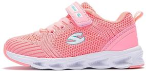 img 2 attached to Get Moving with VICROAD Lightweight Breathable Sneakers: Perfect Girls' Shoes for Athletics