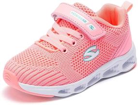 img 3 attached to Get Moving with VICROAD Lightweight Breathable Sneakers: Perfect Girls' Shoes for Athletics