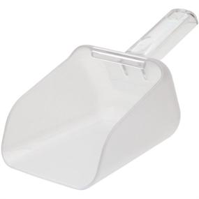 img 3 attached to 🥄 Rubbermaid 32 oz Clear Polycarbonate Bouncer Contour Scoop - 10.8 x 4.8 x 4.7 inches
