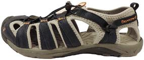 img 3 attached to 👞 Stylish and Sturdy: BEARPAW Memuru Youth Navy Sandal Offers Maximum Comfort and Durability