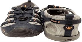 img 2 attached to 👞 Stylish and Sturdy: BEARPAW Memuru Youth Navy Sandal Offers Maximum Comfort and Durability