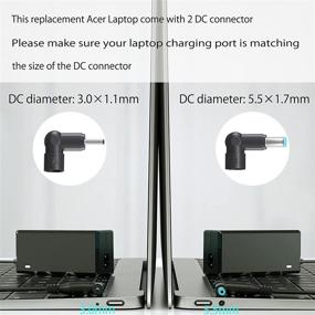 img 1 attached to 🔌 Acer Aspire Charger - 19V 3.42A 65W Laptop Power Supply Compatible with Acer Aspire/TravelMate/One Cloudbook/Spin/Chromebook