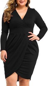 img 4 attached to LAOLASI Womens Sleeveless Bodycon Dress