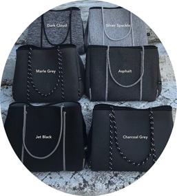 img 1 attached to 👜 Дизайнерские женские сумки и кошельки из неопрена Pole Tribe: коллекция элегантных сумок Hobo.