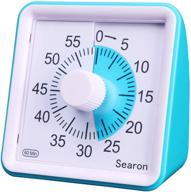 🕒 visual timer for kids with autism - 3.07" square analog countdown timer - 60-minute, silent ticking - ideal for kids, teachers, home, school, classroom, children, & adults with special needs logo