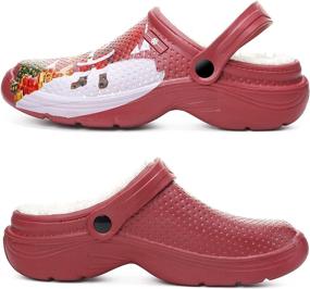 img 1 attached to 🎅 Stay Festive and Dry with Eagsouni Christmas Slippers: Waterproof Men's Shoes for Outdoor Adventures