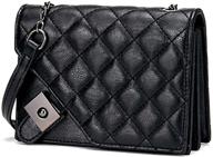 👜 stylish hanbella quilted leather satchels: cute shoulder crossbody purses for women and teens logo