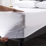 🛏️ ultimate protection & comfort: vibe premium queen waterproof terry cloth mattress protector logo