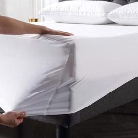 img 4 attached to 🛏️ Ultimate Protection & Comfort: Vibe Premium Queen Waterproof Terry Cloth Mattress Protector