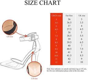 img 3 attached to 👠 DREAM PAIRS Women's Stiletto Heel Ankle Pointed Toe Shoes