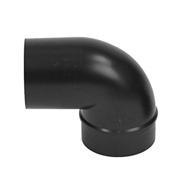 flexaust 231 plastic elbow black logo