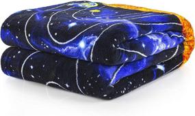 img 2 attached to 🌌 Cozy up with our Solar System Super Soft Plush Fleece Throw Blanket!