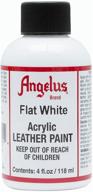 angelus leather paint flat white logo